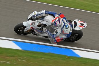 © Octane Photographic Ltd. 2012 World Superbike Championship – European GP – Donington Park. Friday 11th May 2012. WSBK Friday Qualifying practice. Leon Haslam - BMW S1000RR. Digital Ref : 0330cb7d1391