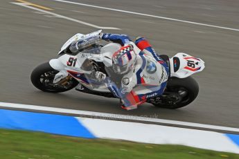 © Octane Photographic Ltd. 2012 World Superbike Championship – European GP – Donington Park. Friday 11th May 2012. WSBK Friday Qualifying practice. Leon Haslam - BMW S1000RR. Digital Ref : 0330cb7d1393