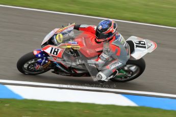 © Octane Photographic Ltd. 2012 World Superbike Championship – European GP – Donington Park. Friday 11th May 2012. WSBK Friday Qualifying practice. Mark Aitchison - BMW S1000RR. Digital Ref : 0330cb7d1405