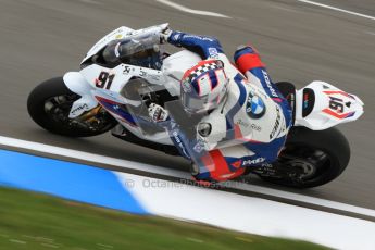 © Octane Photographic Ltd. 2012 World Superbike Championship – European GP – Donington Park. Friday 11th May 2012. WSBK Friday Qualifying practice. Leon Haslam - BMW S1000RR. Digital Ref : 0330cb7d1434