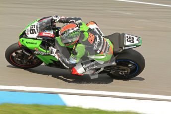 © Octane Photographic Ltd. 2012 World Superbike Championship – European GP – Donington Park. Friday 11th May 2012. WSBK Friday Qualifying practice. Tom Sykes - Kawasaki ZX-10R. Digital Ref : 0330cb7d1493