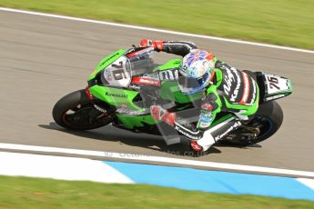© Octane Photographic Ltd. 2012 World Superbike Championship – European GP – Donington Park. Friday 11th May 2012. WSBK Friday Qualifying practice. Loris Baz - Kawasaki ZX-10R. Digital Ref : 0330cb7d1512