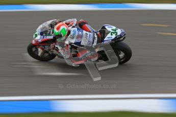 © Octane Photographic Ltd. 2012 World Superbike Championship – European GP – Donington Park. Friday 11th May 2012. WSBK Friday Qualifying practice. Davide Giuliano - Ducati 1098R. Digital Ref : 0330cb7d1538
