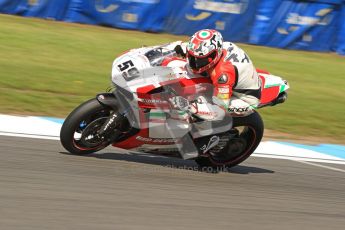 © Octane Photographic Ltd. 2012 World Superbike Championship – European GP – Donington Park. Friday 11th May 2012. WSBK Friday Qualifying practice. Niccolo Canepa - Ducati 1098R. Digital Ref : 0330cb7d1554