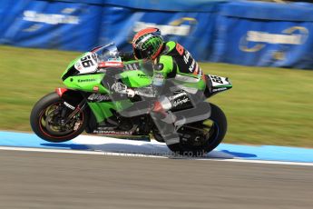 © Octane Photographic Ltd. 2012 World Superbike Championship – European GP – Donington Park. Friday 11th May 2012. WSBK Friday Qualifying practice. Tom Sykes - Kawasaki ZX-10R. Digital Ref : 0330cb7d1557