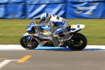 © Octane Photographic Ltd. 2012 World Superbike Championship – European GP – Donington Park. Friday 11th May 2012. WSBK Friday Qualifying practice. Michel Fabrizio - BMW S1000RR. Digital Ref : 0330cb7d1563