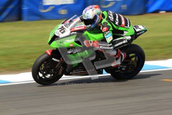 © Octane Photographic Ltd. 2012 World Superbike Championship – European GP – Donington Park. Friday 11th May 2012. WSBK Friday Qualifying practice. Loris Baz - Kawasaki ZX-10R. Digital Ref : 0330cb7d1638