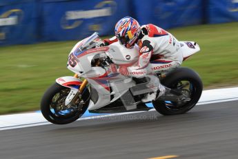 © Octane Photographic Ltd. 2012 World Superbike Championship – European GP – Donington Park. Friday 11th May 2012. WSBK Friday Qualifying practice. Jonathan Rea - Honda CBR1000RR. Digital Ref : 0330cb7d1722