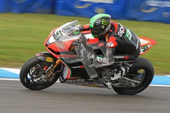 © Octane Photographic Ltd. 2012 World Superbike Championship – European GP – Donington Park. Friday 11th May 2012. WSBK Friday Qualifying practice. Eugene Laverty - Aprillia RSV4 Factory. Digital Ref : 0330cb7d1806