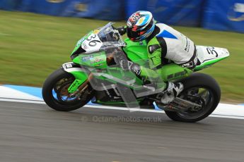 © Octane Photographic Ltd. 2012 World Superbike Championship – European GP – Donington Park. Friday 11th May 2012. WSBK Friday Qualifying practice. Leandro Mercado - Kawasaki ZX-10R. Digital Ref : 0330cb7d1820