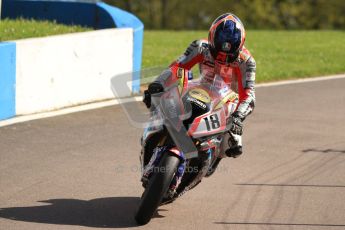 © Octane Photographic Ltd. 2012 World Superbike Championship – European GP – Donington Park. Friday 11th May 2012. WSBK Friday Qualifying practice. MArk Aitchison - BMW S1000RR. Digital Ref : 0330cb7d1923