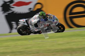 © Octane Photographic Ltd. 2012 World Superbike Championship – European GP – Donington Park. Friday 11th May 2012. WSBK Friday Qualifying practice. Chaz Davies - Aprillia RSV4 Factory. Digital Ref : 0330lw7d3965