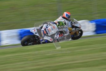 © Octane Photographic Ltd. 2012 World Superbike Championship – European GP – Donington Park. Friday 11th May 2012. WSBK Friday Qualifying practice. Chaz Davies - Aprillia RSV4 Factory. Digital Ref : 0330lw7d4123
