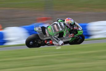 © Octane Photographic Ltd. 2012 World Superbike Championship – European GP – Donington Park. Friday 11th May 2012. WSBK Friday Qualifying practice. Loris Baz - Kawasaki ZX-10R. Digital Ref : 0330lw7d4341