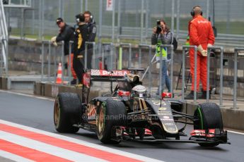 World © Octane Photographic Ltd. Lotus F1 Team E23 Hybrid – Romain Grosjean. Tuesday 23rd June 2015, F1 In Season Testing, Red Bull Ring, Spielberg, Austria. Digital Ref: 1322LB1D0614