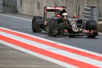 World © Octane Photographic Ltd. Lotus F1 Team E23 Hybrid – Romain Grosjean. Tuesday 23rd June 2015, F1 In Season Testing, Red Bull Ring, Spielberg, Austria. Digital Ref: 1322LB1D0840
