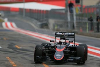 World © Octane Photographic Ltd. McLaren Honda MP4/30 – Stoffel Vandoorne. Tuesday 23rd June 2015, F1 In Season Testing, Red Bull Ring, Spielberg, Austria. Digital Ref: 1322LB1D1053