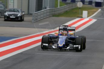 World © Octane Photographic Ltd. Sauber F1 Team C34-Ferrari – Raffaele Marciello. Tuesday 23rd June 2015, F1 In Season Testing, Red Bull Ring, Spielberg, Austria. Digital Ref: 1322LB1D1120