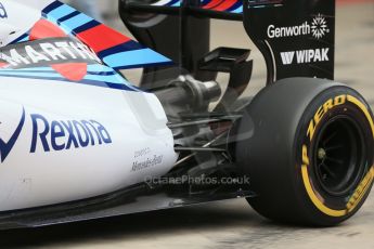 World © Octane Photographic Ltd. Williams Martini Racing FW37. Tuesday 23rd June 2015, F1 In Season Testing, Red Bull Ring, Spielberg, Austria. Digital Ref: 1322LB1D1192