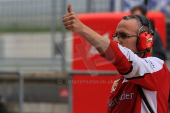 World © Octane Photographic Ltd. Scuderia Ferrari pit crew. Tuesday 23rd June 2015, F1 In Season Testing, Red Bull Ring, Spielberg, Austria. Digital Ref: 1322LB5D8158