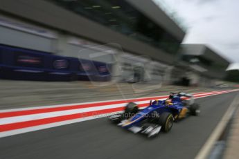 World © Octane Photographic Ltd. Sauber F1 Team C34-Ferrari – Raffaele Marciello. Tuesday 23rd June 2015, F1 In Season Testing, Red Bull Ring, Spielberg, Austria. Digital Ref: 1322LB5D8309