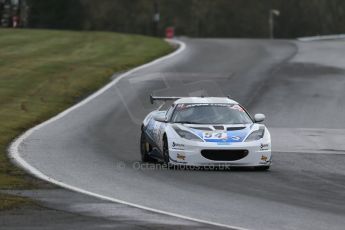 World © Octane Photographic Ltd. Avon Tyres British GT Championship Practice, Oulton Park, UK, Saturday 4th April 2015. Lotus Evora GT4 – Pro/Am, Ultra Tek Racing - Tim Eakin and Jamie Wall. Digital Ref : 1215LB1D2078