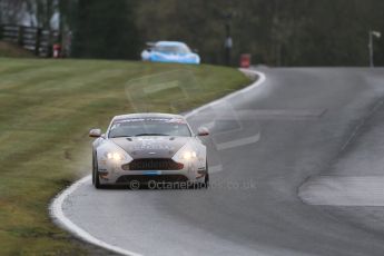 World © Octane Photographic Ltd. Avon Tyres British GT Championship Practice, Oulton Park, UK, Saturday 4th April 2015. Aston Martin GT4 Challenge – Pro/Am, Academy Motorsport – Will Moore and Dennis Strandberg. Digital Ref : 1215LB1D2082