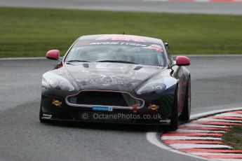 World © Octane Photographic Ltd. Avon Tyres British GT Championship Practice, Oulton Park, UK, Saturday 4th April 2015. Aston Martin GT4 Challenge – Pro/Am, JWB Motorsport – Kieran Griffin and Jake Giddings. Digital Ref :