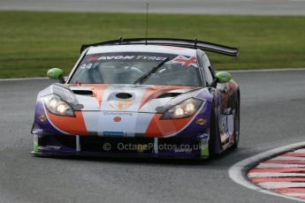 World © Octane Photographic Ltd. Avon Tyres British GT Championship Practice, Oulton Park, UK, Saturday 4th April 2015. Ginetta GT3 - Pro/Am, Team LNT – Rick Parfitt and Tom Oliphant. Digital Ref :