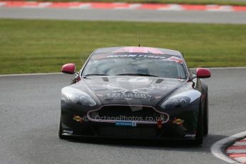 World © Octane Photographic Ltd. Avon Tyres British GT Championship Practice, Oulton Park, UK, Saturday 4th April 2015. Aston Martin GT4 Challenge – Pro/Am, JWB Motorsport – Kieran Griffin and Jake Giddings. Digital Ref :