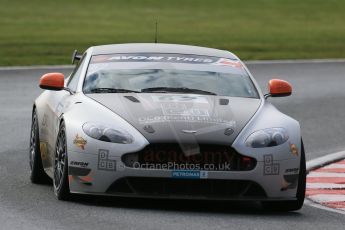 World © Octane Photographic Ltd. Avon Tyres British GT Championship Practice, Oulton Park, UK, Saturday 4th April 2015. Aston Martin GT4 Challenge – Pro/Am, Academy Motorsport – Chris Webster and James Harrison. Digital Ref :