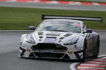 World © Octane Photographic Ltd. Avon Tyres British GT Championship Practice, Oulton Park, UK, Saturday 4th April 2015. Aston Martin Vantage GT3 - Pro/Am, TF Sport – Derek Johnston and Matt Bell. Digital Ref :