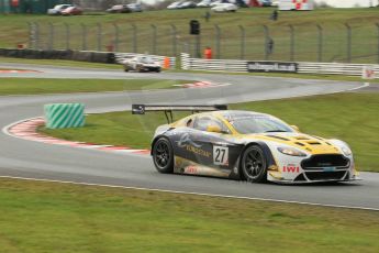 World © Octane Photographic Ltd. Avon Tyres British GT Championship Practice, Oulton Park, UK, Saturday 4th April 2015. Aston Martin Vantage GT3 - Pro/Am, TF Sport – Andrew Jarman and Jody Fannin. Digital Ref :