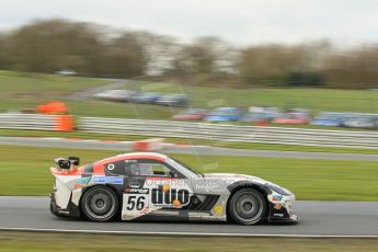 World © Octane Photographic Ltd. Avon Tyres British GT Championship Practice, Oulton Park, UK, Saturday 4th April 2015. G55 Ginetta GT4 – Pro/Am, Tolman Motorsport – David Pattison and Luke Davenport. Digital Ref :