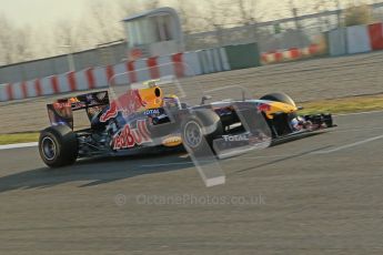 World © Octane Photographic 2011. Formula 1 testing Monday 21st February 2011 Circuit de Catalunya. Red Bull RB7 - Mark Webber. Digital ref : 0012CB1D2646