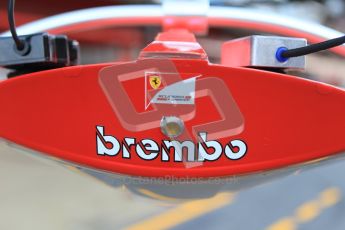 World © Octane Photographic 2011. Formula 1 testing Monday 21st February 2011 Circuit de Catalunya. Ferrari pitlane traffic lights Digital ref : 0012CB1D2702