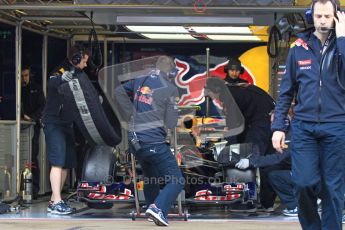 World © Octane Photographic 2011. Formula 1 testing Monday 21st February 2011 Circuit de Catalunya. Red Bull RB7 - Mark Webber. Digital ref : 0012LW7D5282