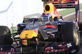 World © Octane Photographic 2011. Formula 1 testing Monday 21st February 2011 Circuit de Catalunya. Red Bull RB7 - Mark Webber. Digital ref : 0012LW7D5336