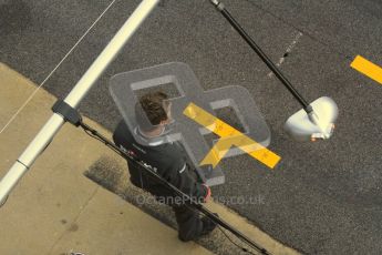 World © Octane Photographic 2011. Formula 1 testing Monday 21st February 2011 Circuit de Catalunya. Mercedes pitlane. Digital ref : 0012LW7D5485