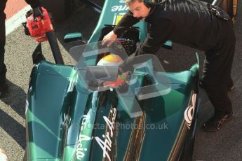 World © Octane Photographic 2011. Formula 1 testing Monday 21st February 2011 Circuit de Catalunya. Lotus T124 - Jarno Trulli. Digital ref : 0012LW7D5497