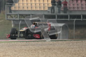 © Octane Photographic 2011. Formula 1 testing Sunday 20th February 2011 Circuit de Catalunya. Renault R31 - Vitaly Petrov. Digital ref : 0010CB1D1777