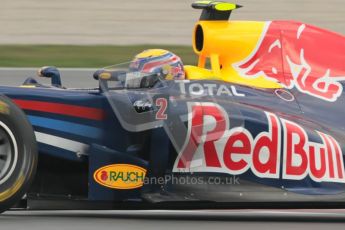 © Octane Photographic 2011. Formula 1 testing Sunday 20th February 2011 Circuit de Catalunya. Red Bull RB7 - Mark Webber. Digital ref : 0010CB1D1840