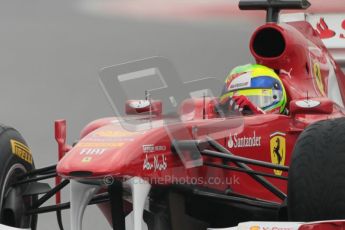 © Octane Photographic 2011. Formula 1 testing Sunday 20th February 2011 Circuit de Catalunya. Ferrari 150° Italia - Felipe Massa. Digital ref : 0010CB1D1864