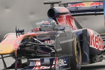 © Octane Photographic 2011. Formula 1 testing Sunday 20th February 2011 Circuit de Catalunya. Toro Rosso STR6 - Daniel Ricciardo. Digital ref : 0010CB1D2305
