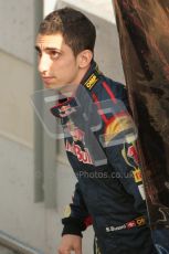 © Octane Photographic 2011. Formula 1 testing Sunday 20th February 2011 Circuit de Catalunya. Toro Rosso - Sebastien Buemi. Digital ref : 0010CB1D2408
