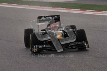 © Octane Photographic 2011. Formula 1 testing Sunday 20th February 2011 Circuit de Catalunya. Lotus T124 - Jarno Trulli. Digital ref : 0010LW7D2380