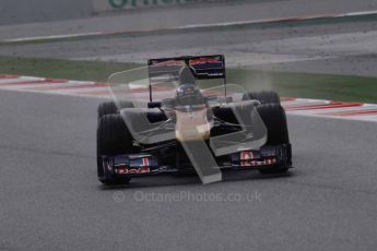 © Octane Photographic 2011. Formula 1 testing Sunday 20th February 2011 Circuit de Catalunya. Toro Rosso STR6 - Daniel Ricciardo. Digital ref : 0010CB1D1027