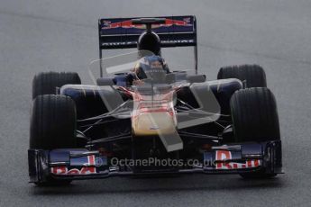 © Octane Photographic 2011. Formula 1 testing Sunday 20th February 2011 Circuit de Catalunya. Toro Rosso STR6 - Daniel Ricciardo. Digital ref : 0010CB1D1027