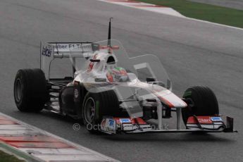 © Octane Photographic 2011. Formula 1 testing Sunday 20th February 2011 Circuit de Catalunya.  Digital ref : 0010LW7D2635