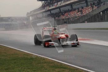 © Octane Photographic 2011. Formula 1 testing Sunday 20th February 2011 Circuit de Catalunya. Ferrari 150° Italia - Felipe Massa. Digital ref : 0010LW7D3322